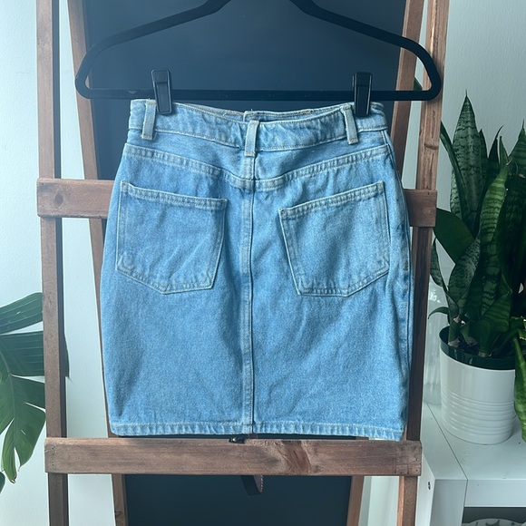 American Apparel Denim Mini Skirt - Picture 5 of 5